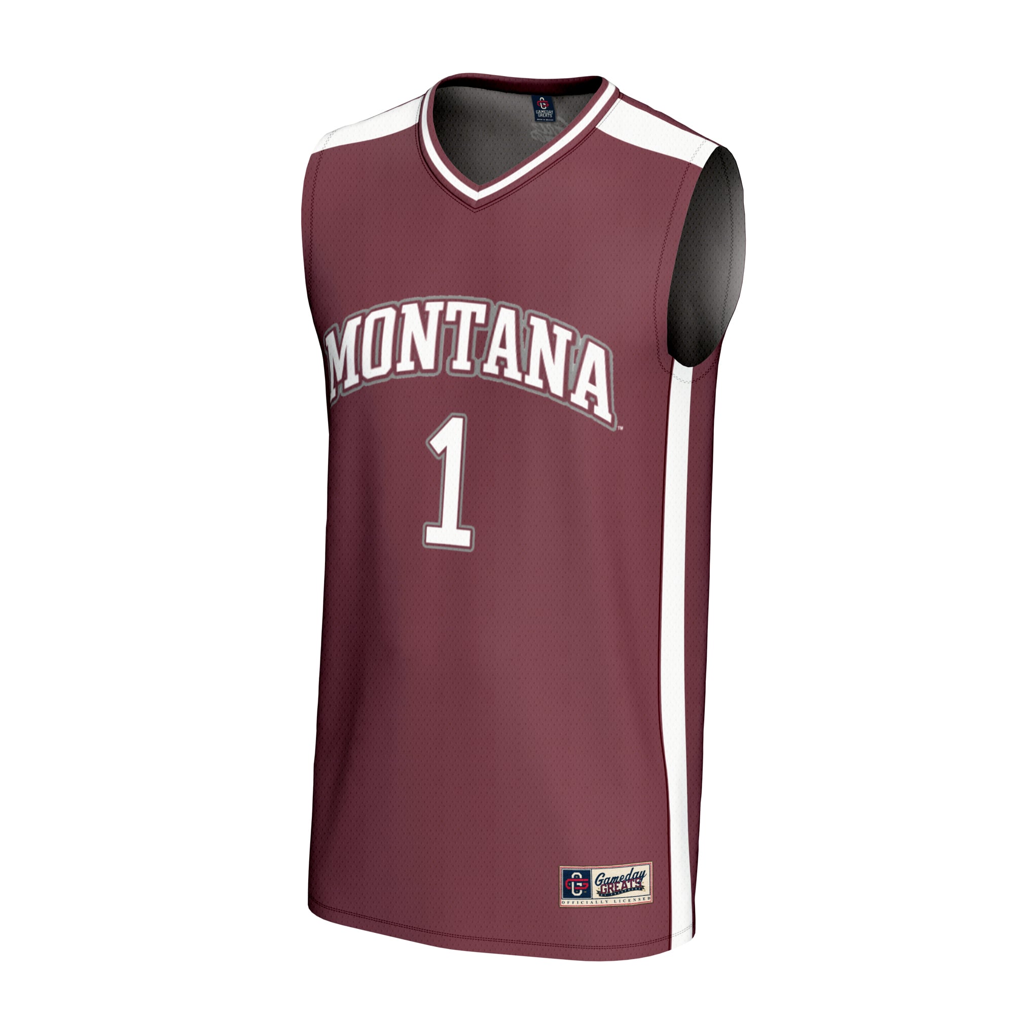 #1 Montana Grizzlies GameDay Greats Unisex Lightweight Basketball Fashion Jersey - Maroon