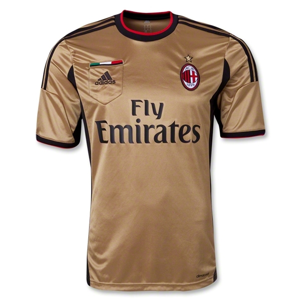 1314 AC Milan 45 BALOTELLI Third Golden Jersey - Official Replica 2784