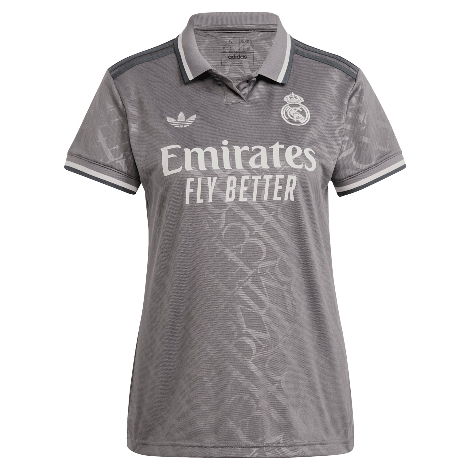 [SJH] Jude Bellingham #5 Real Madrid Originals Women's 2024/25 Third Replica Player Jersey - Charcoal