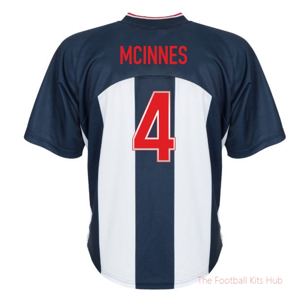 Premium WBA West Bromwich Albion 2001 Home Shirt (Mcinnes 4)