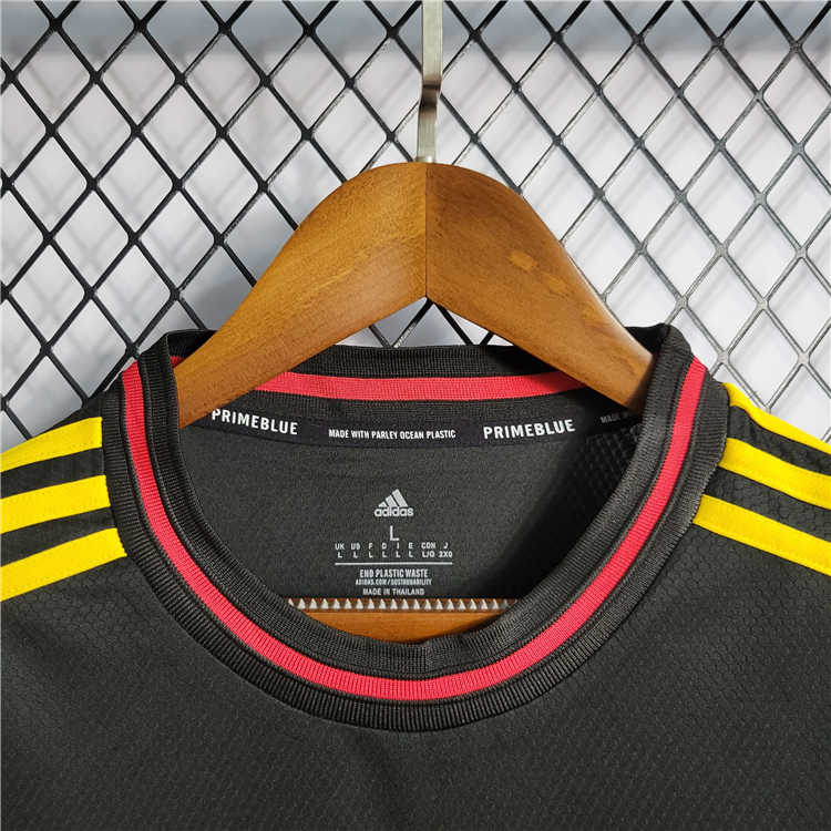 Match Quality 2022 Belgium Away Black Soccer Shirt Soccer Jersey
