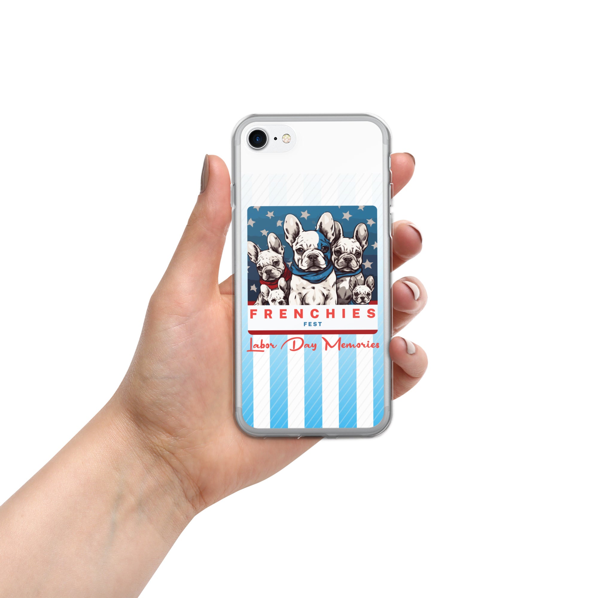 Stylish Labor Day - Clear Case For Iphone® for French Bulldog Lovers