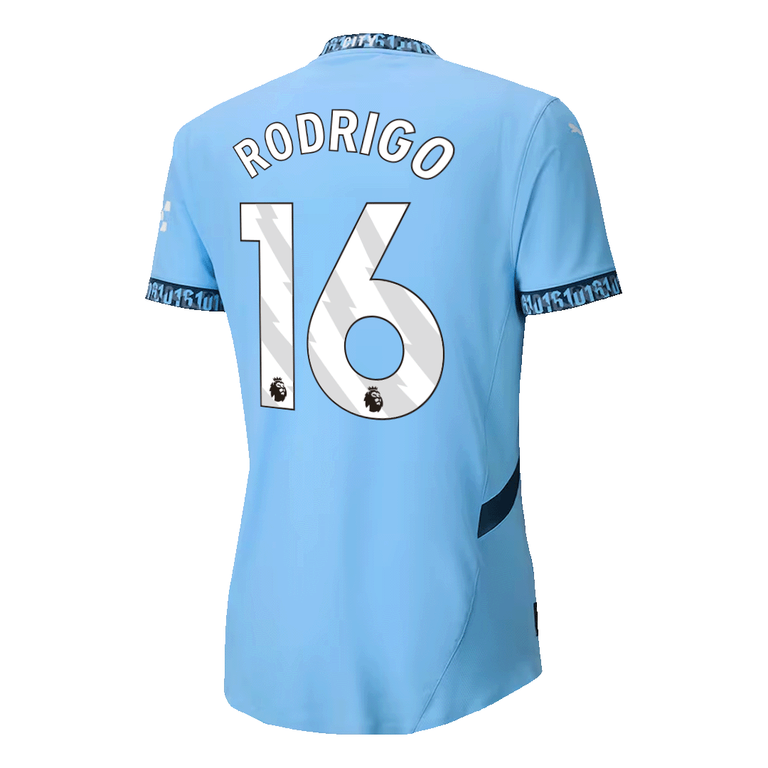 Player Version RODRIGO #16 Manchester City Home Soccer Jersey 2024/25A