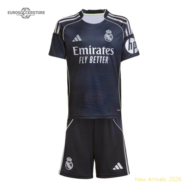 Premium 2025-2026 Real Madrid Away Youth Kit (Ronaldo 9)