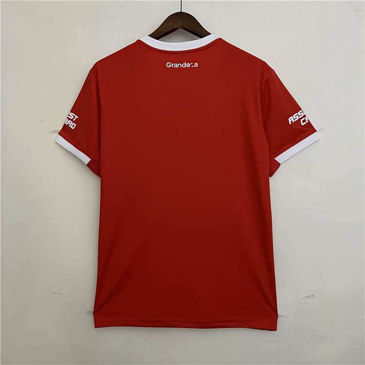 Durable River Plate 2324 Away Red Soccer Jersey Footbal Shirt