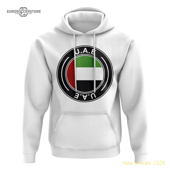 Official Uae Football 20242025 Regular Hoodie Moisturewicking