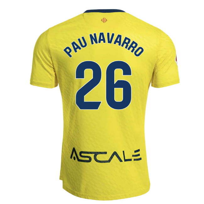 Official 2025-2026 Villarreal Home - Airo Jersey - Premium