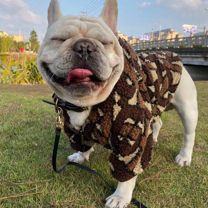 Sherpa Hoodie – Double-layer Thick Winter Dog Jacket For Frenchie Fans