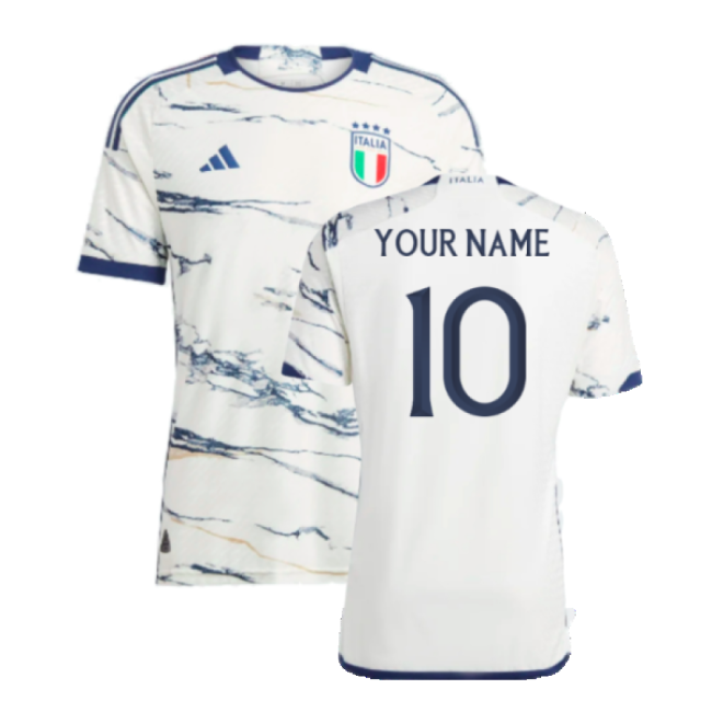 2023-2024 Italy Authentic Away Shirt (Your Name) Official
