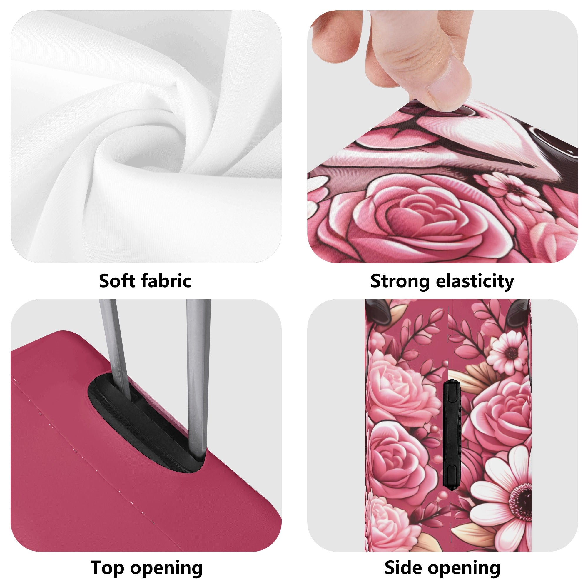 French Bulldog Lacey Luggage Cover For Boston Terrier Lovers Durable Dog Item