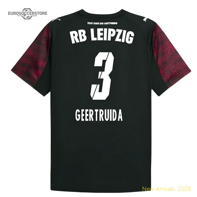 Top-Quality 2025-2026 Red Bull Leipzig Third Shirt (Geertruida 3)