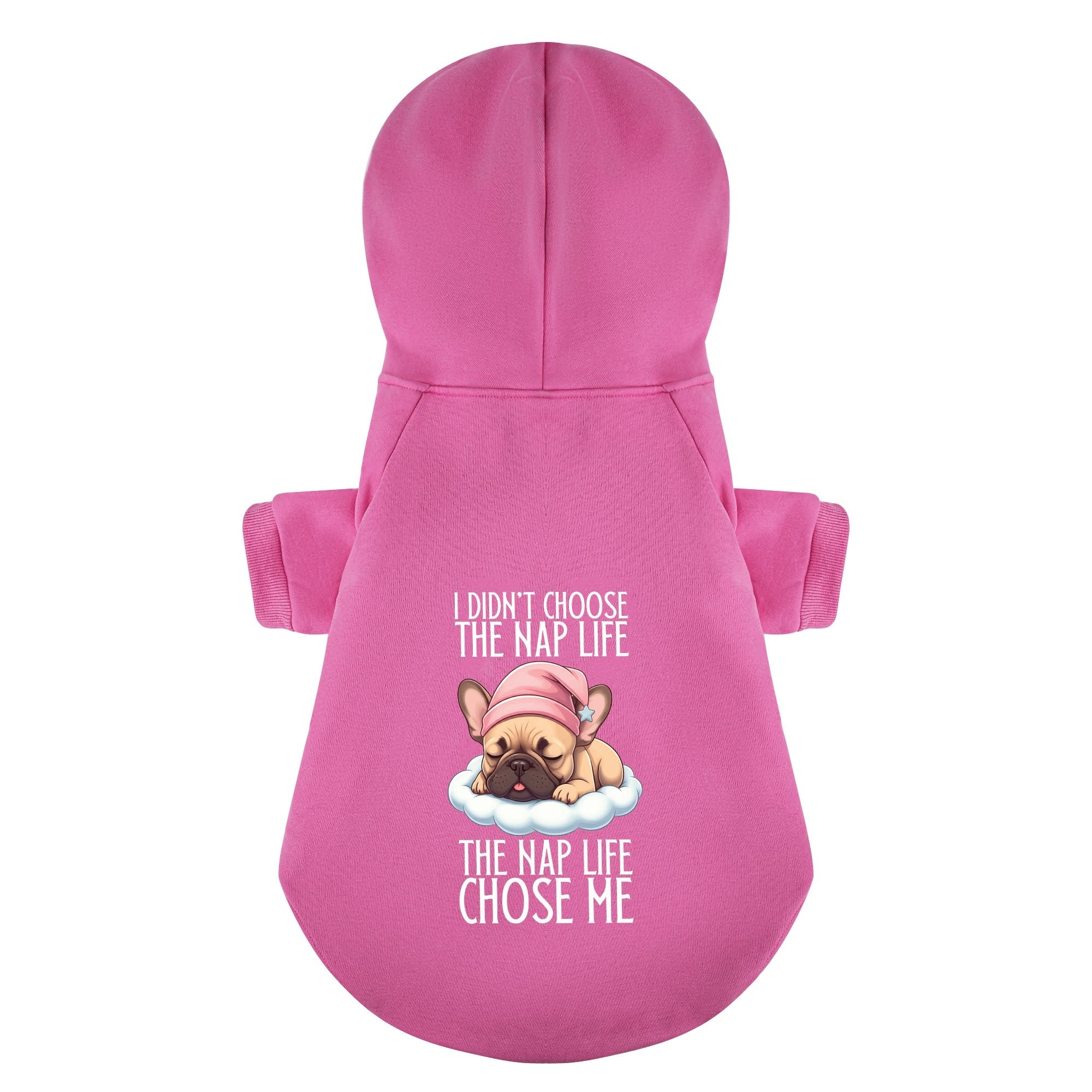 The Nap Life - Casual Personalized French Bulldog Hoodies With Funny Quotes – Stylish, Cozy, And Premium 100% Cotton Everyday Use