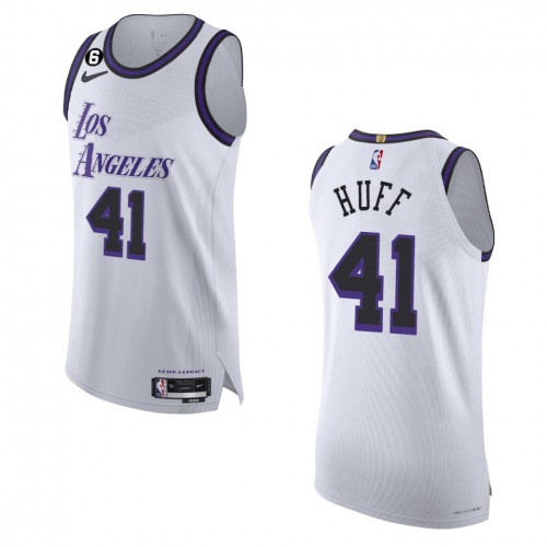 Los Angeles Lakers Jay Durable Design Authentic Jersey #41 Performance