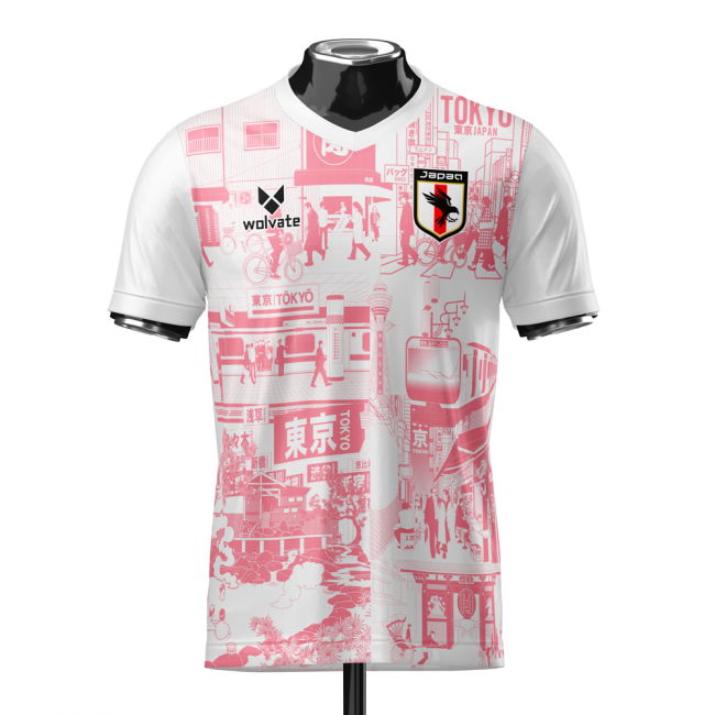 Exclusive-Design World-Class Japan Tokyo Heritage Football Jersey Red