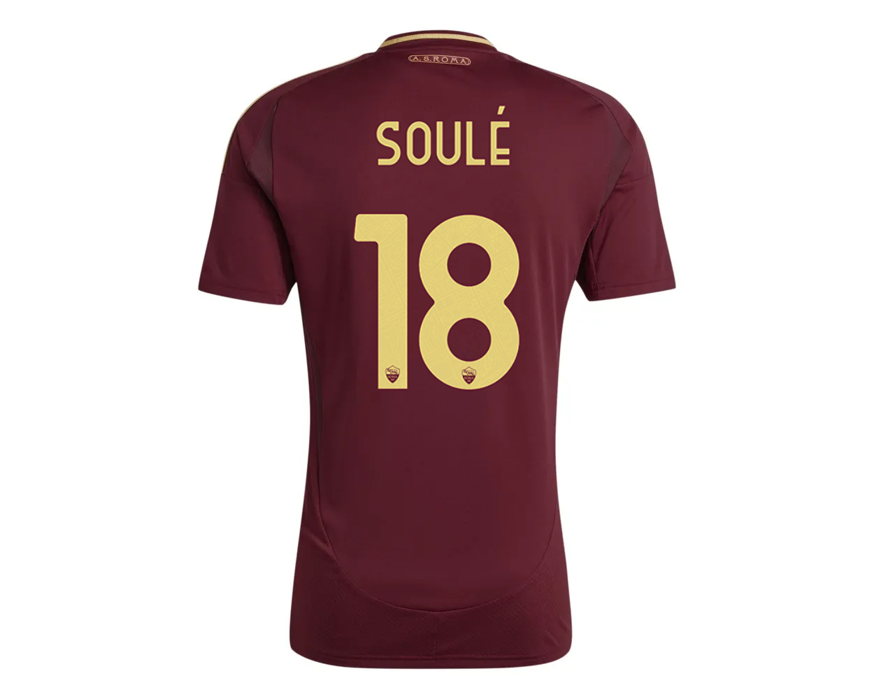 AS Roma 24-25 Home Jersey with SOULÉ 18 Printing