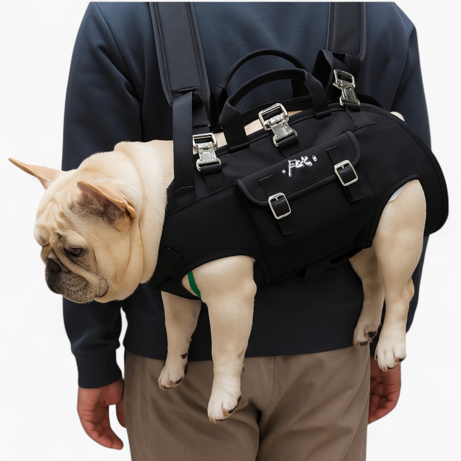 French Bulldog Carrypaw Frenchie Side Carry Backpack – Portable