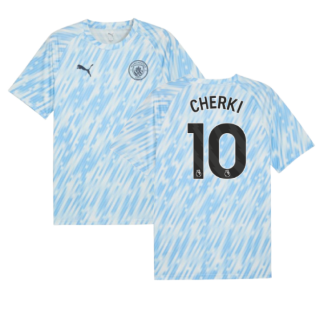 Man City 2025-2026 Jersey (Silver Sky) (Cherki 10) (Silver Sky)