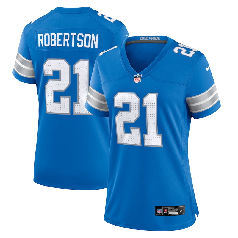 None Amik Robertson DET Lions Classic Authentic Jersey Game Day Wear