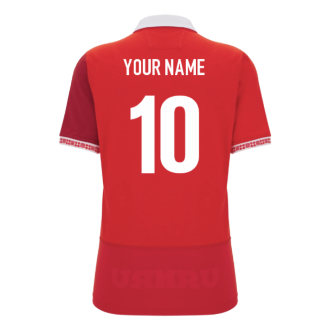 2025-2026 Personalised Wales Football Shirts Home Womens 2026 Wales Shirt Football Fan Apparel