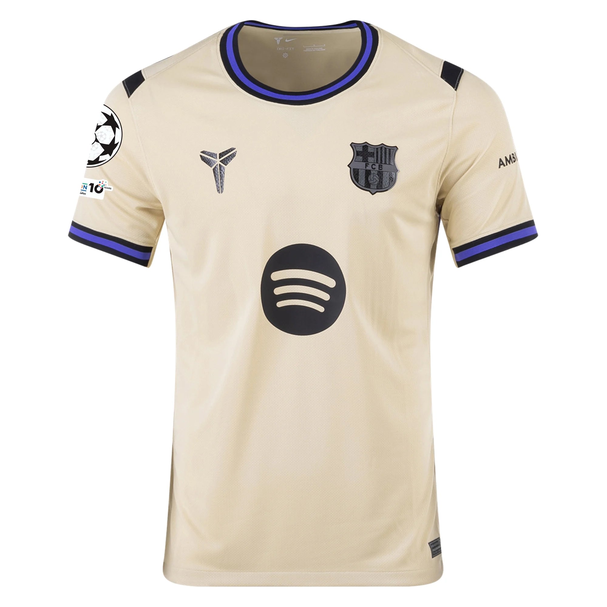 Barcelona Violet/Black) 2025-2026 UCL Away Jersey – Authentic Shirt