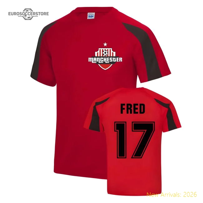 Official Premium Fred Manchester Sports Training Jersey Red