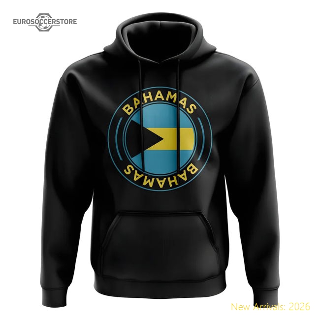 Outstanding Bahamas Football Badge Hoodie (black) - World Cup Edition