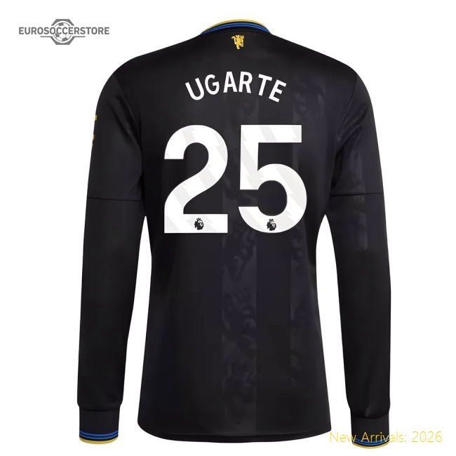 2025-2026 Man Utd Long Sleeve Third Shirt (ugarte 25) - Affordable