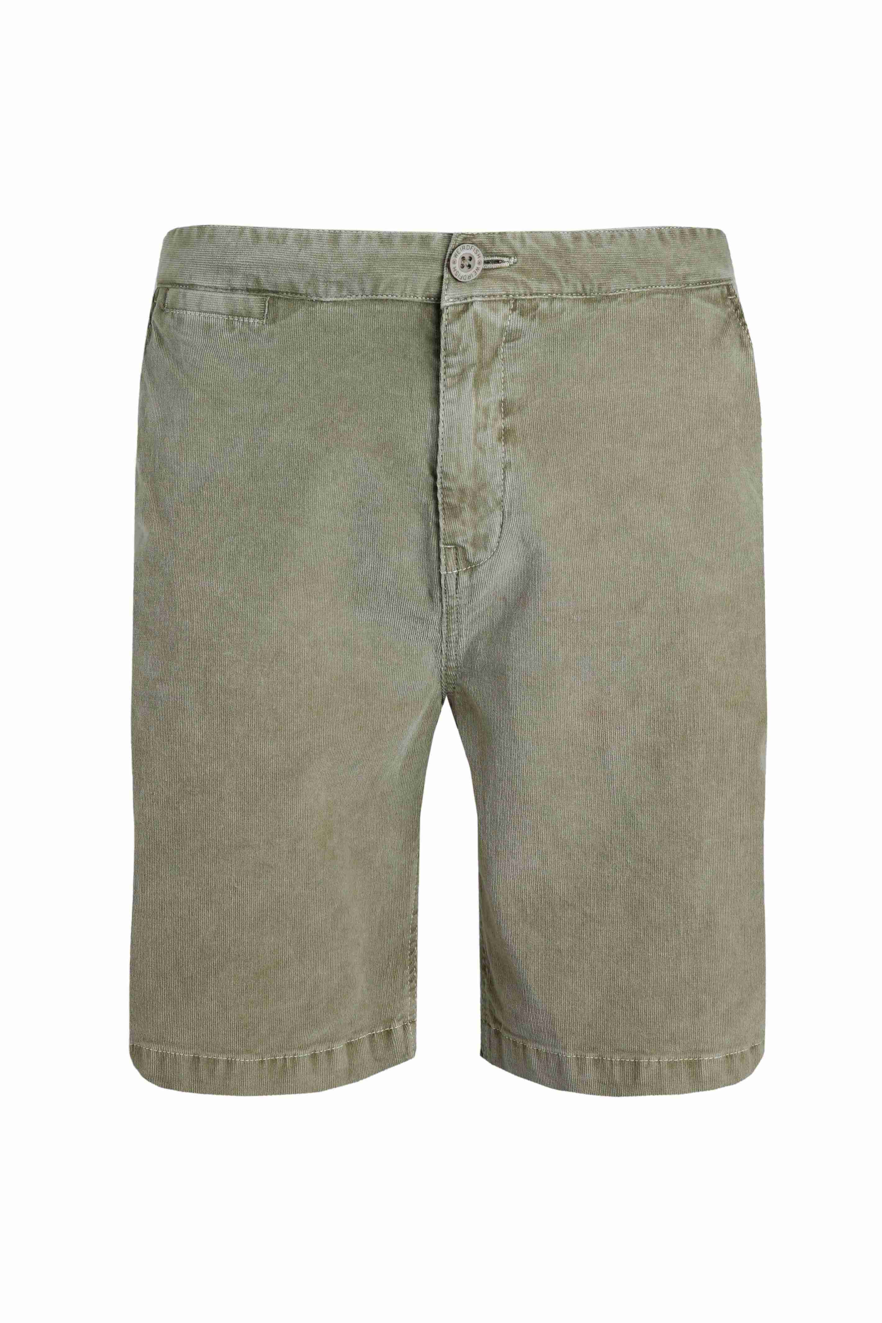 Munro Cord Shorts Taupe Grey