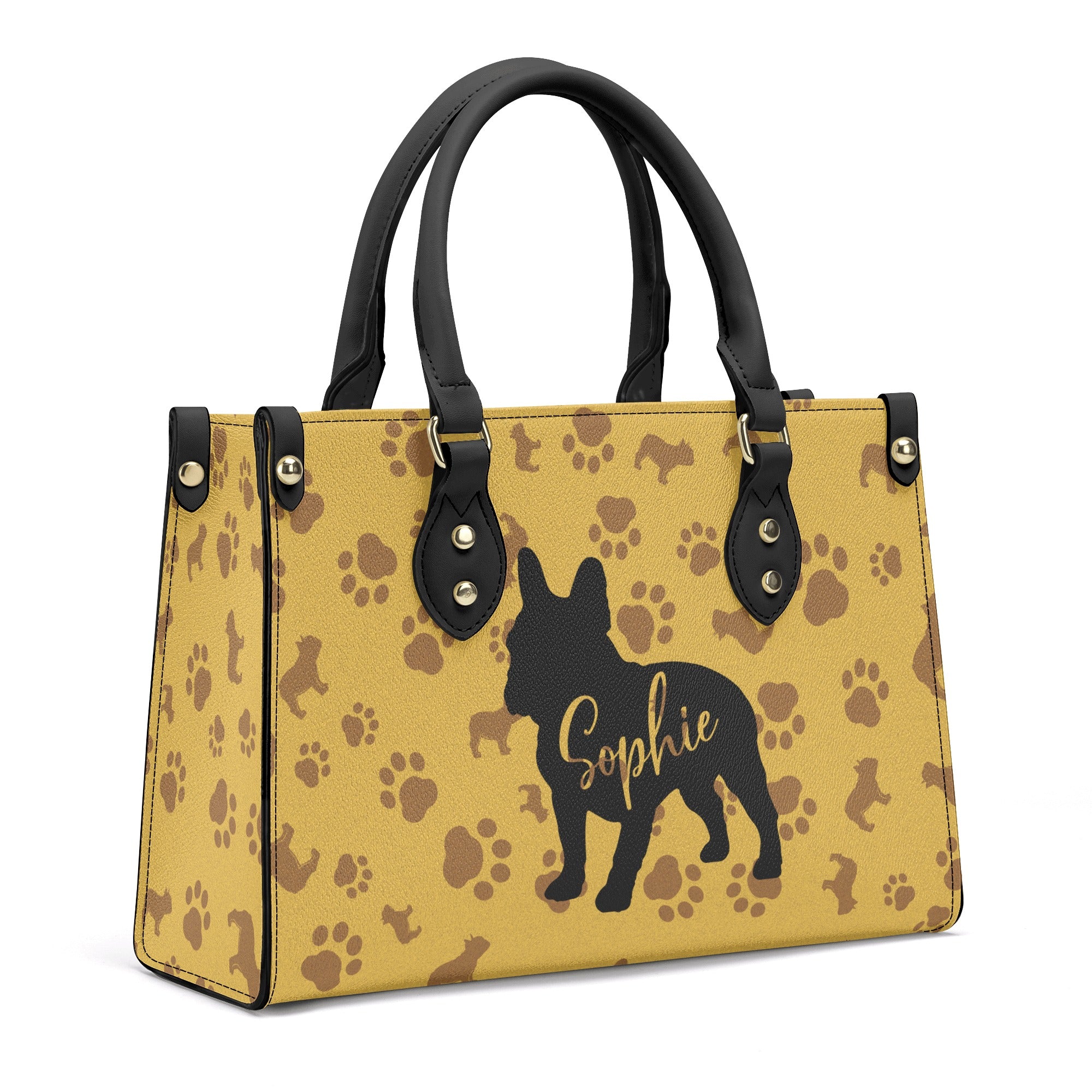 - Durable Women Handbag With Frenchie Name (personalized) Outdoor Use