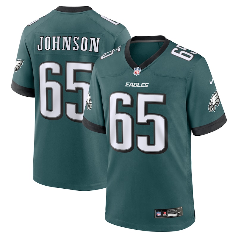 None Lane Johnson PHI Eagles Dynamic Premium Jersey Game Day Wear