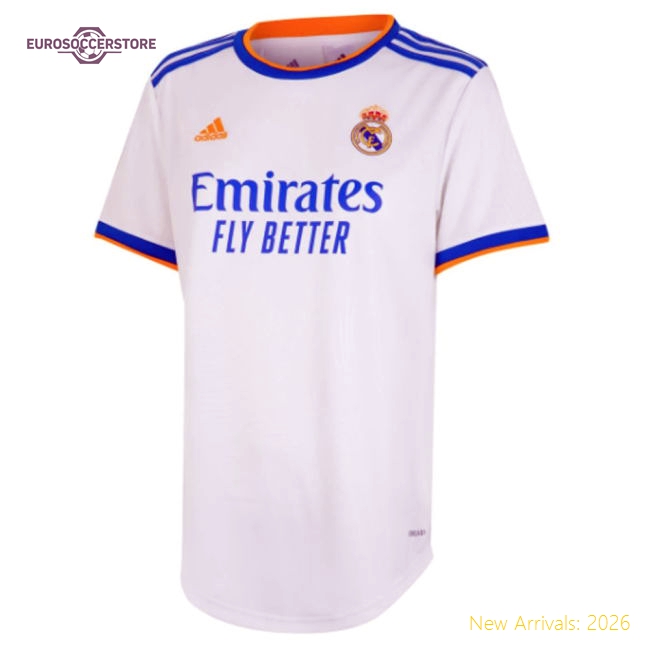 Football Team Womens Real Madrid Stylish Jersey Climacool Flexible
