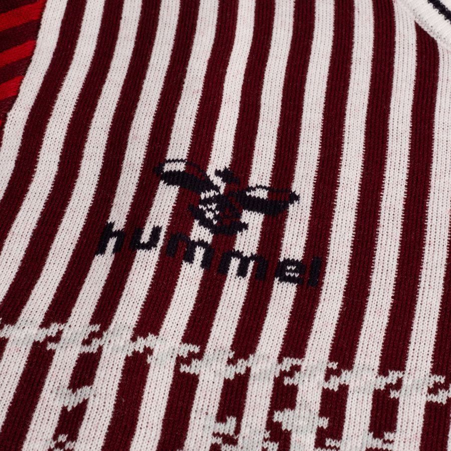 Denmark Christmas Jumper Red/pure White In Multiple Adult Sizes