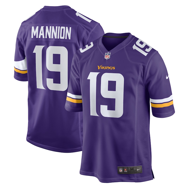 None Sean Mannion Minnesota Vikings Powerhouse Team Replica Jersey