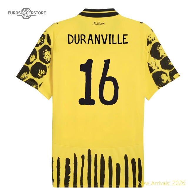 2025-2026 KIDSUPER x Borussia Dortmund CWC Home Shirt (Duranville 16)