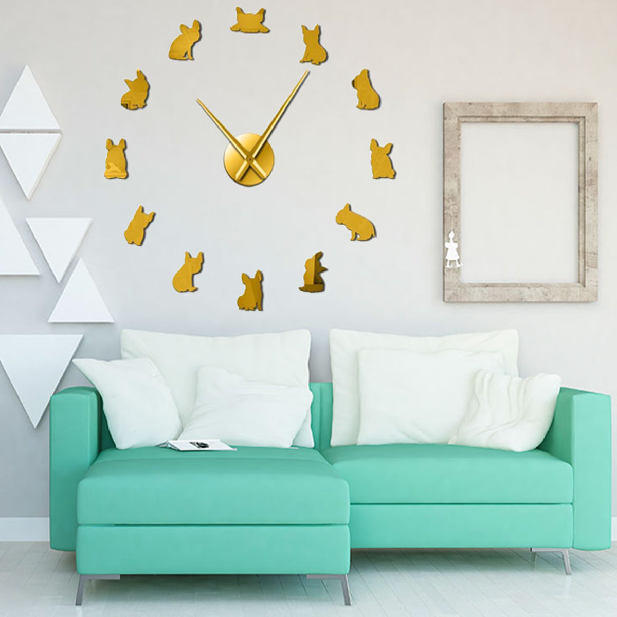 Durable Minimal-Aesthetic The Frenchie Clock - (ws77) for Street Style