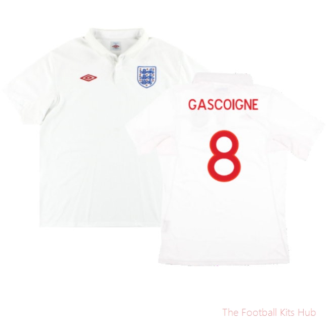 England 2009-10 Home Shirt (XL) Lampard #8 (Excellent) (Gascoigne 8)