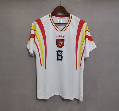 1996 Spain Official Jersey Retro - Retro Anti-slip - European