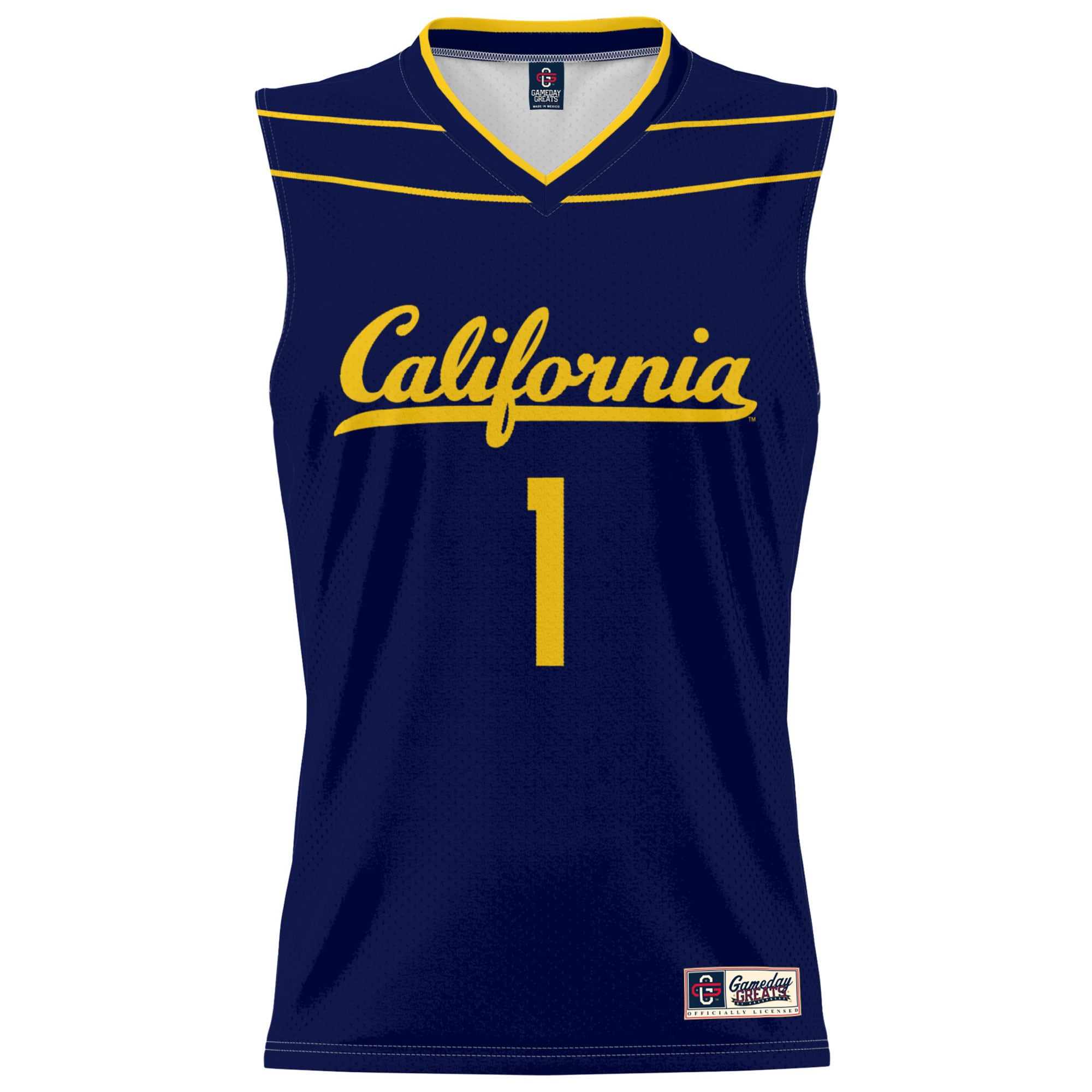 [DDG] Cal Bears GameDay Greats Lightweight Basketball Fashion Jersey - Navy