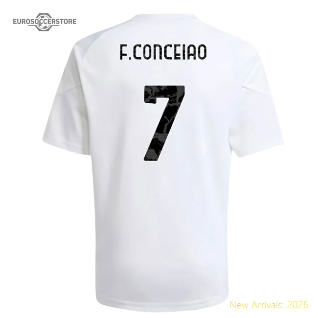 2025-2026 Juventus Training Shirt (White) - Kids (F.Conceiao 7)