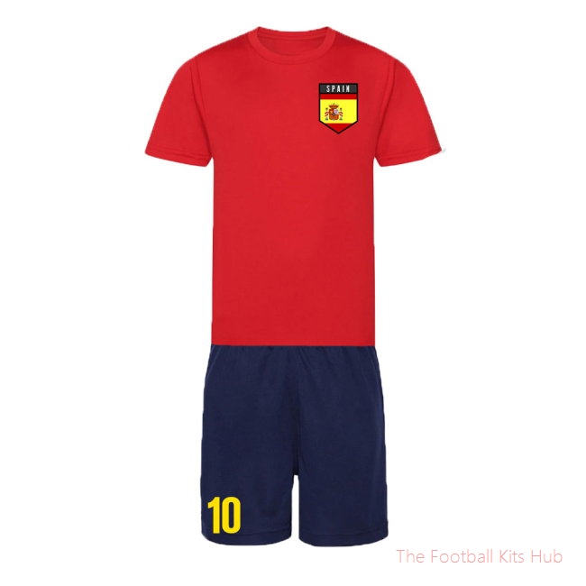 Men Personalised Spain Training Kit UEFA Euro