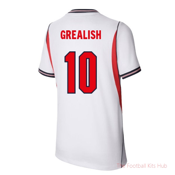 2026-2027 England Home Shirt (Kids) (Grealish 10)