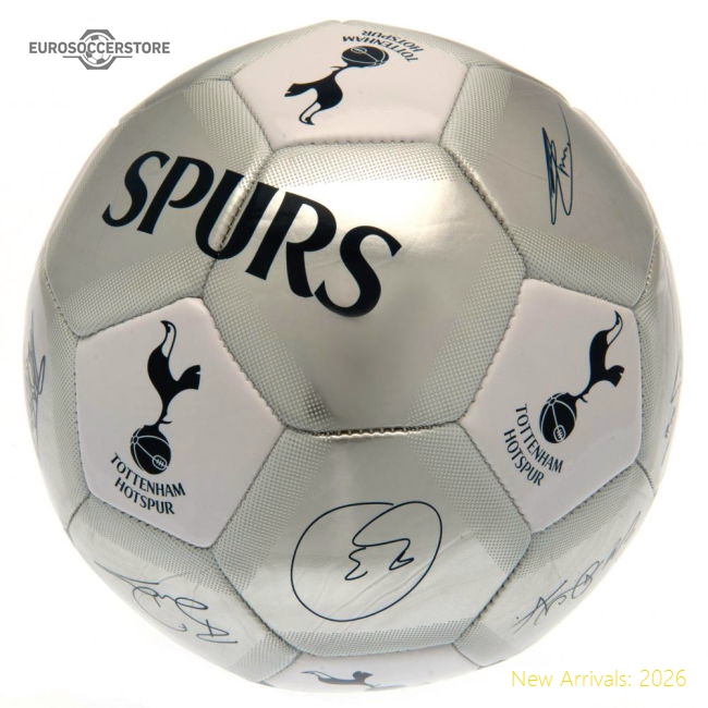 Authentic Tottenham Hotspur Fc Sig Silver Football - Premium Quality