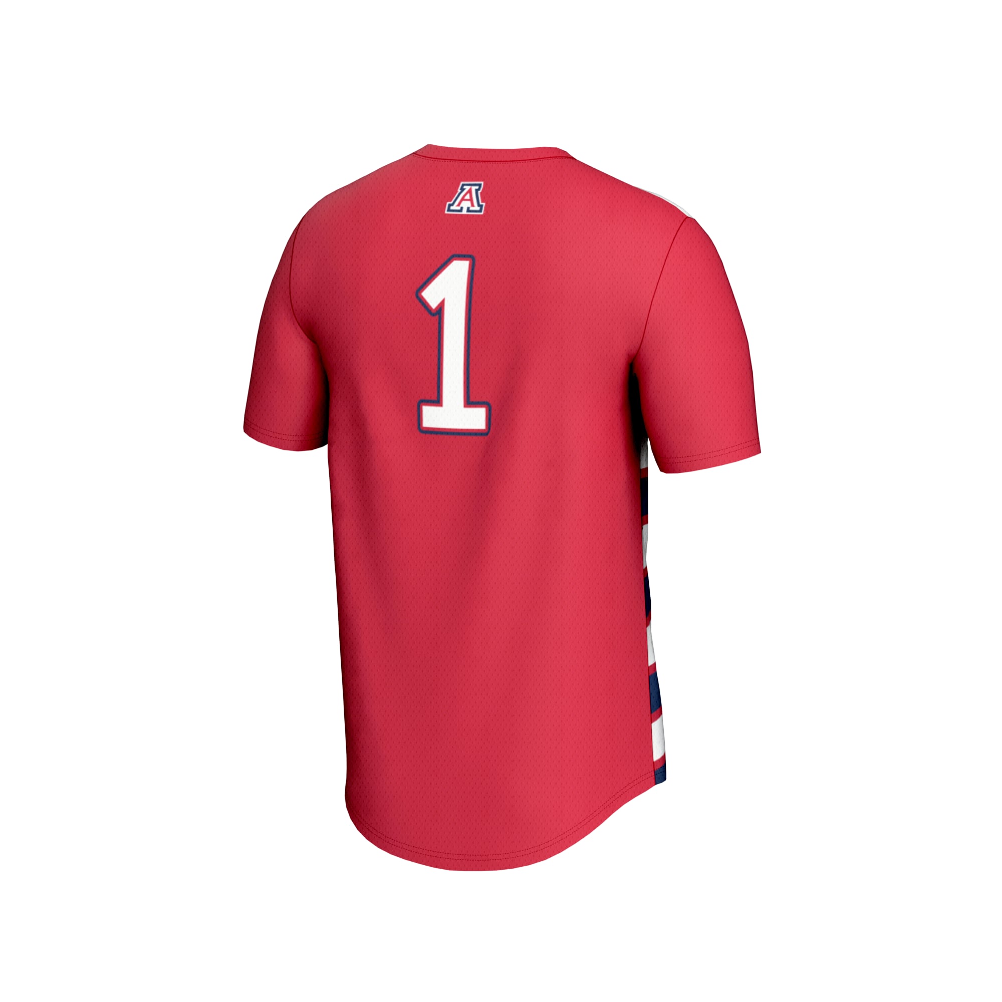 #1 Arizona Wildcats GameDay Greats Unisex Lightweight Soccer Fashion Jersey - Red