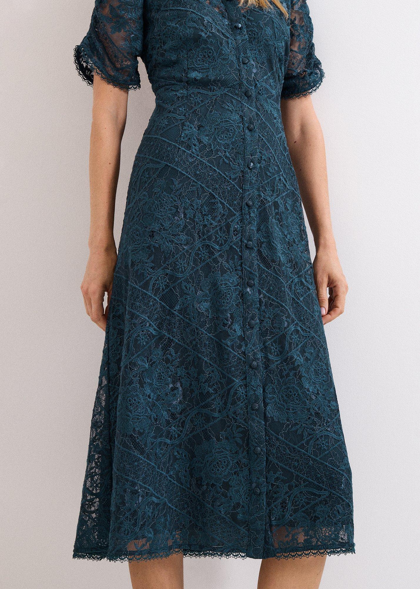 Lunna Lace Midi Skirt Dress
