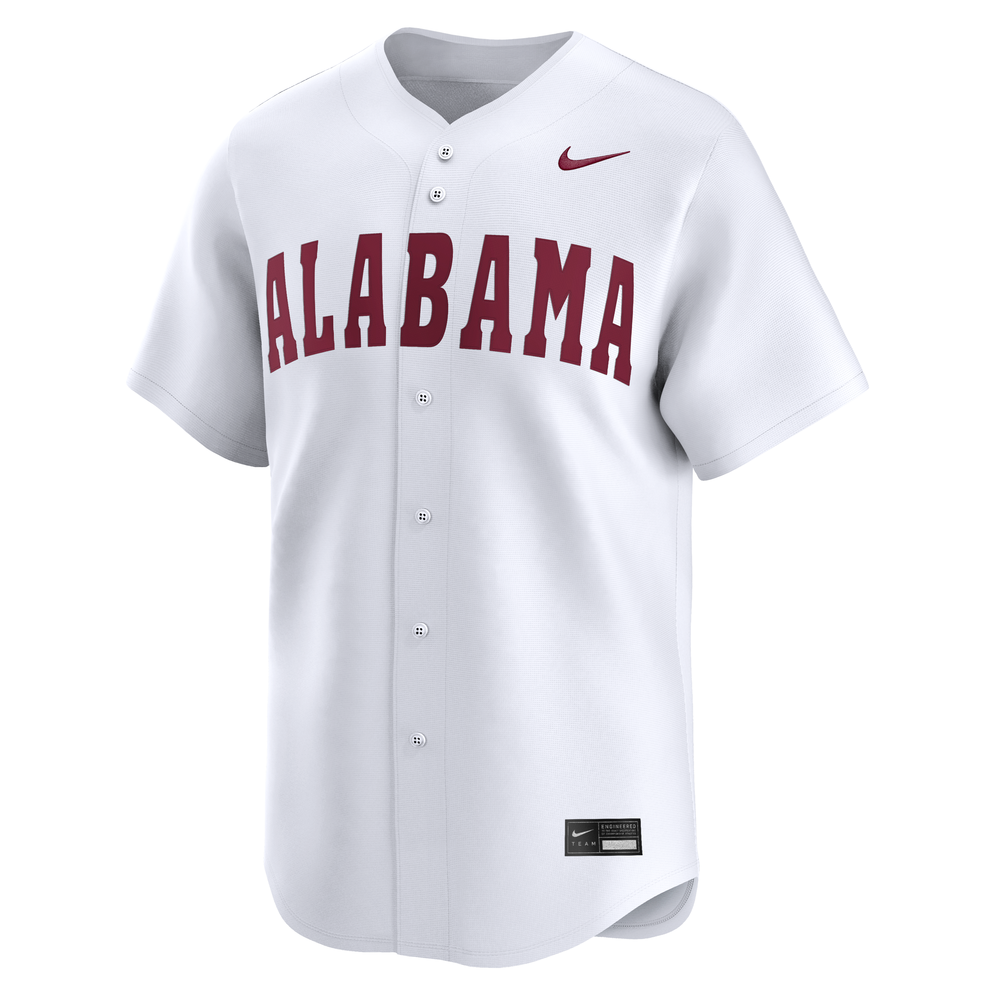 [NJP] Alabama Crimson Tide Alternate Limited Baseball Jersey - White