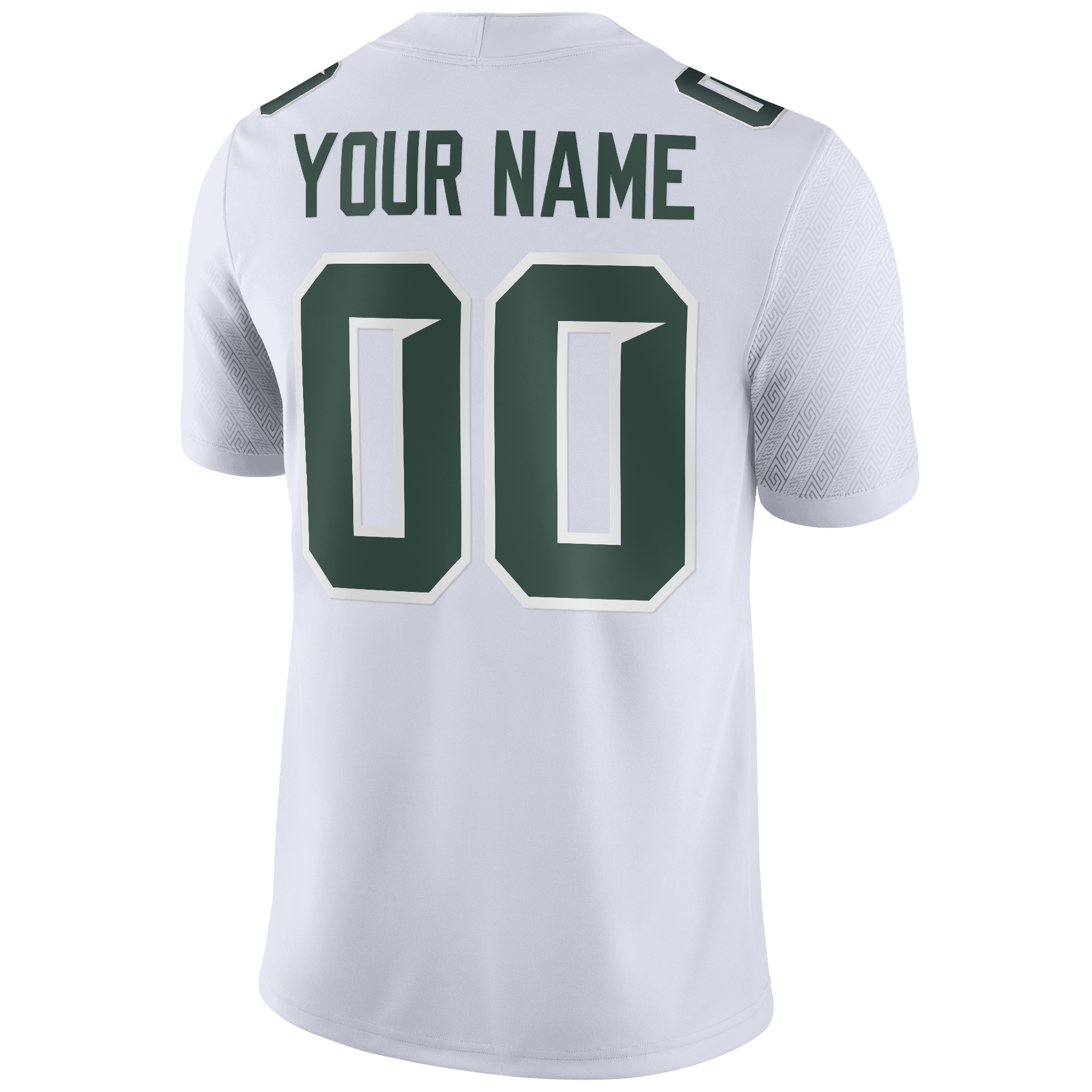 [NJP] Michigan State Spartans Football Custom Game Jersey - White