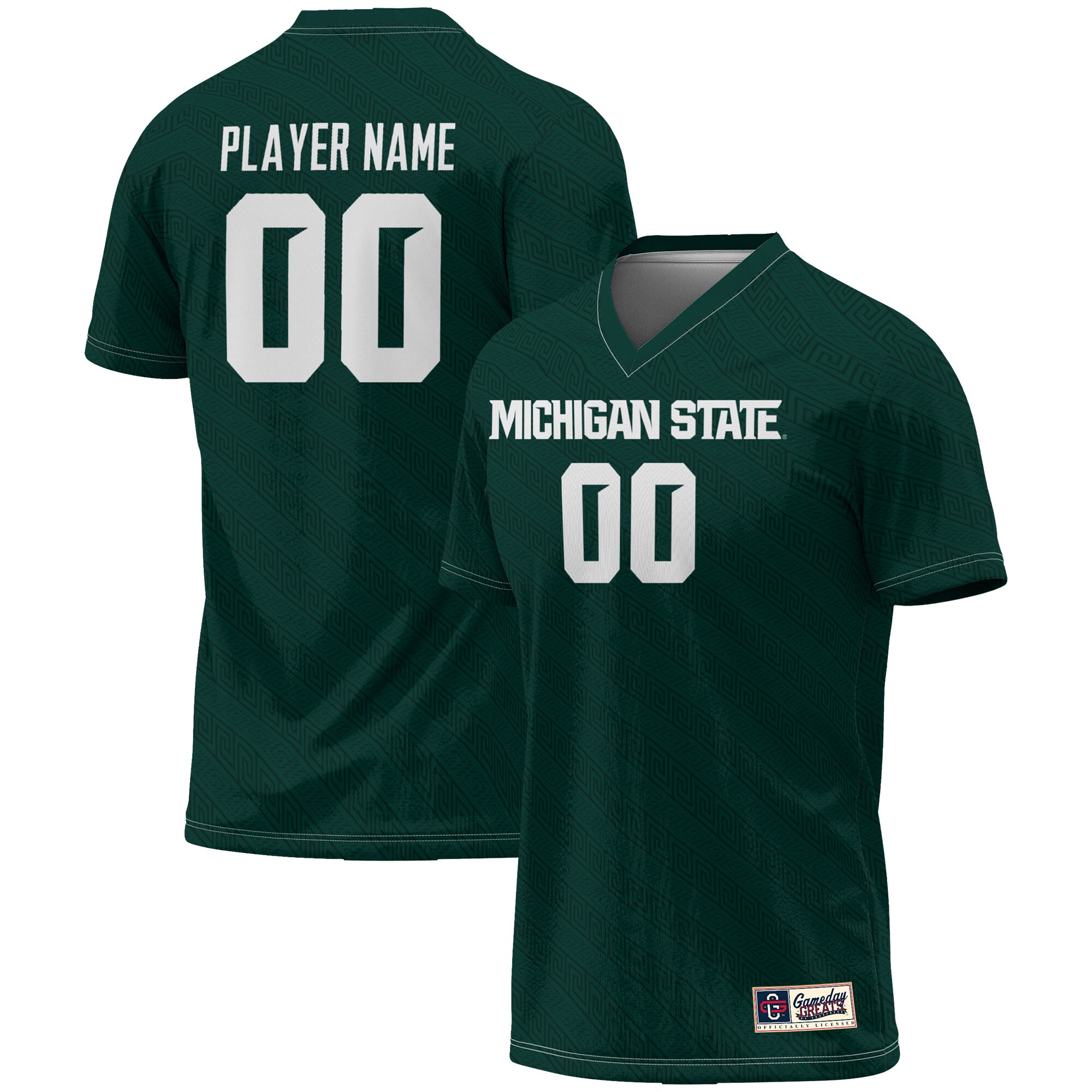 [LK] Michigan State Spartans GameDay Greats Youth Lightweight NIL Pick-A-Player Women's Soccer Jersey - Green