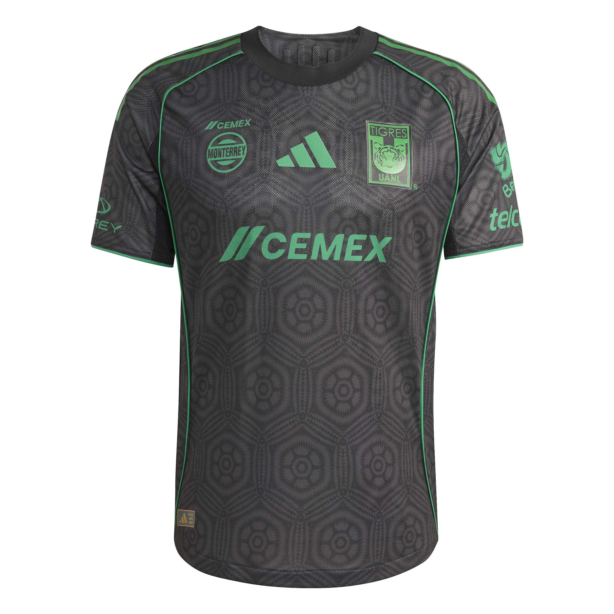[JED] Tigres UANL 2025/26 Third On Field Authentic Jersey - Gray