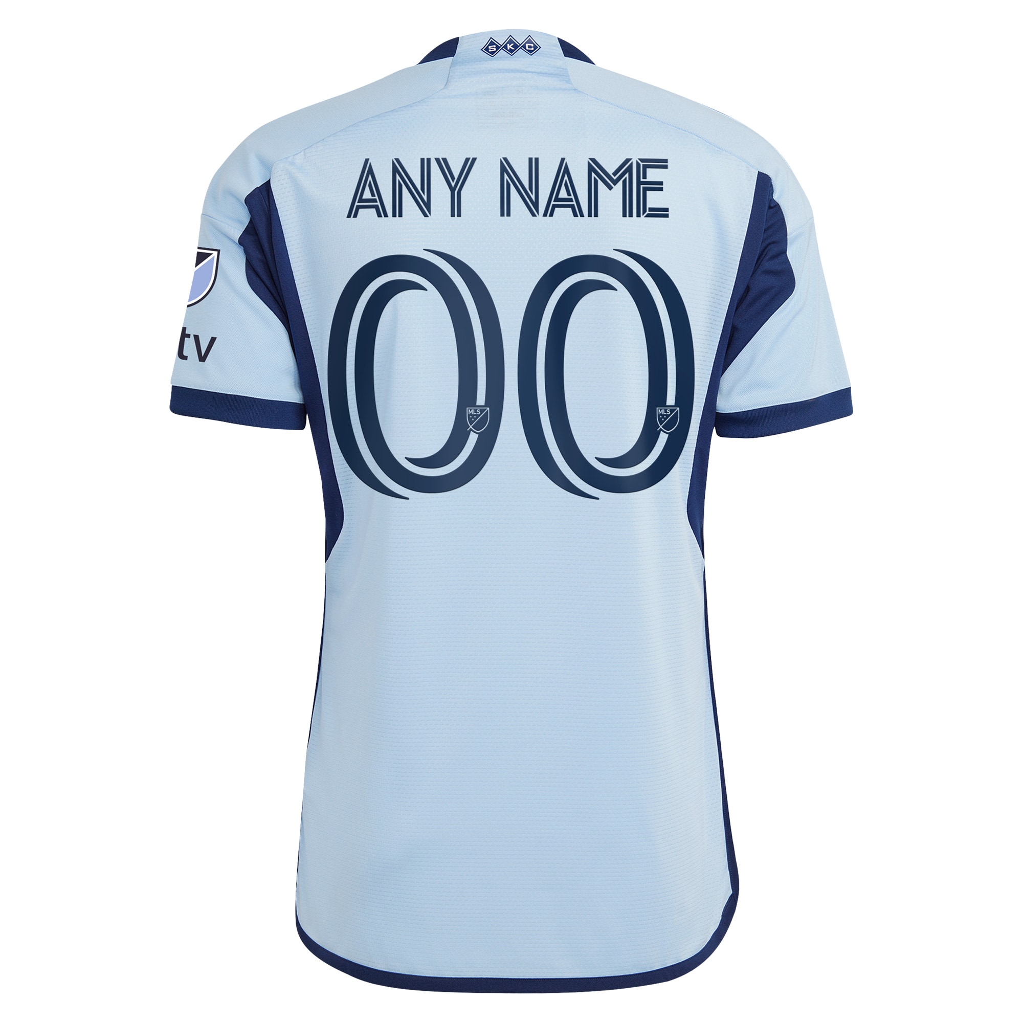 [ESK] Sporting Kansas City 2023 Hoops 4.0 Authentic Custom Jersey - Light Blue