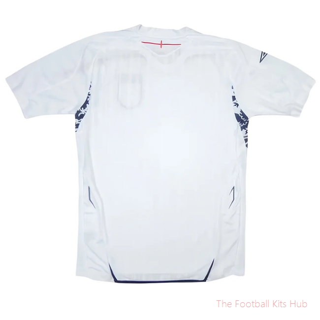 Men 2007-2008 England Home Shirt UEFA Euro